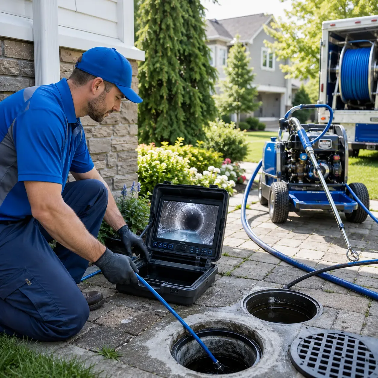 Outdoor drain cleaning professionals serving Holliston, MA